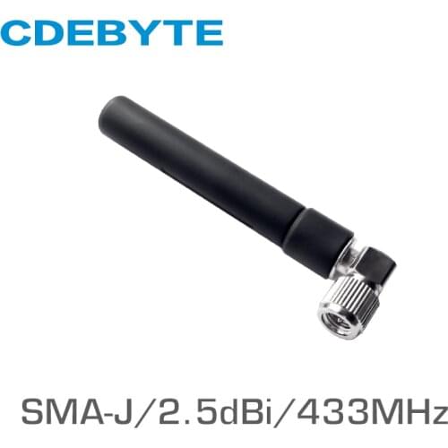 TX433-JWG-7 433MHz SMA-J interface 50 Ohm impedance less than 1.5 SWR 2.5dBi gain high-quality omnidirectional antenna