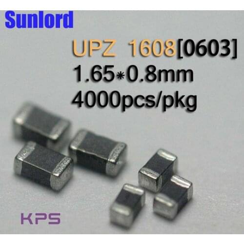 UPZ 1608 Multilayer Chip Ferrite Bead Communication Computer DVD Camera LCD TV 3C 5G AI EMI Large current 6A Phones OA Power