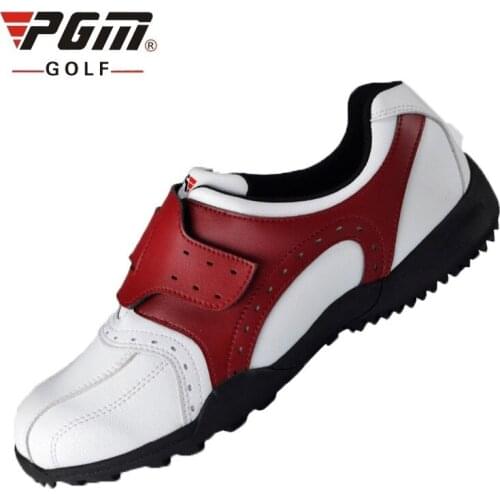 Mens Golf Shoes Soft Leather Anti-Skid Sports Shoes Man Waterproof Spikes Anti-Slip Sneakers Mens Breathable Golf Shoes #B1337