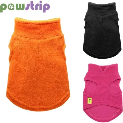 3 Colors Soft Fleece Dog Coat Winter Warm Dog Clothes Small Dogs Coat Clothing Puppy Jacket Pet Clothes Hoodie For Cats Dogs Pug