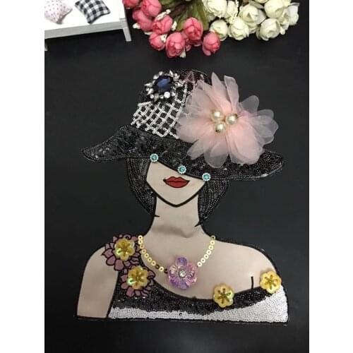 Fashion Trend All-match Sequins Handmade DIY Accessories T-shirt Jeans Patches Clothes Decorations Boutique Girls