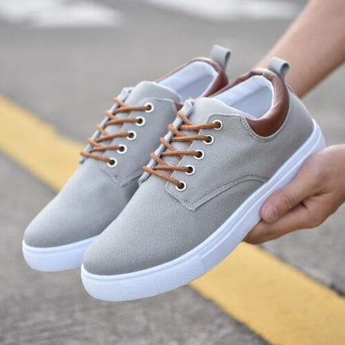 New Arrival Canvas Shoes Men Spring Summer Casual Canvas Shoes Flats Men Shoes Driving Sneakers Men Shoes 46 Zapatillas Hombre