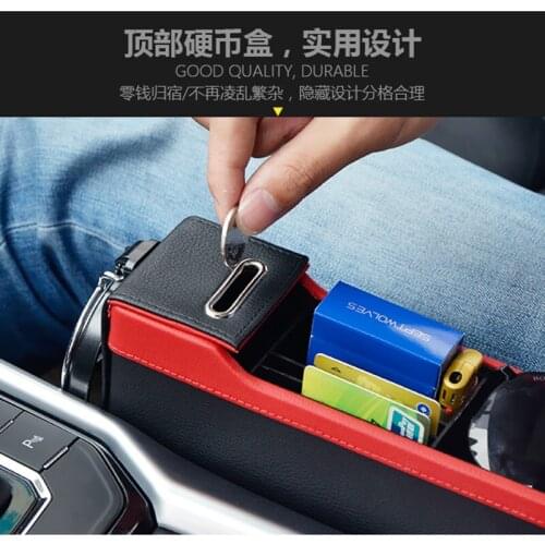 2021 car-styling Car Seat Gap Storage Box Organizer for Volvo S40 S60 S80 S90 V40 V60 V70 V90 XC60 XC70 XC90