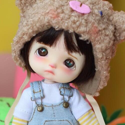 Full Set 1/8 Doll EGGY-doudou ABS Resin Pink Baby Cute Girl Female SD Adjustable Joint Doll Educational Adult Toys Present Gift