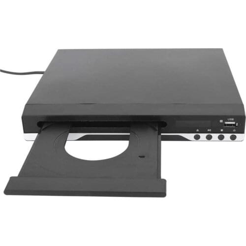 Portable DVD Player Video Disc Play Device Home Audio and Video Equipment Black 100-240V