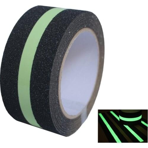 5cm*5m Anti Slip Luminous Tape Adhesive Warning Tape Glow in Dark Safety Safety Track Tape Skid Tape Prevents Risk of Slippage