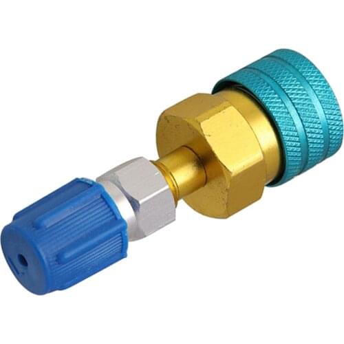 R1234YF to R134A Low Side Quick Coupler, R1234YF Low Side Quick Coupler, R12 to R134A Hose Adapter Fitting Connector