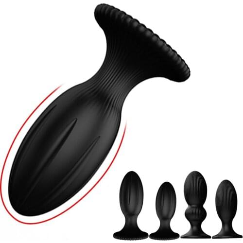 Silicone Anal Dildo No Vibrator Male Prostate Massager Anal Beads Plug G Spot Butt Plug Masturbation Anal Sex Toys For Couple