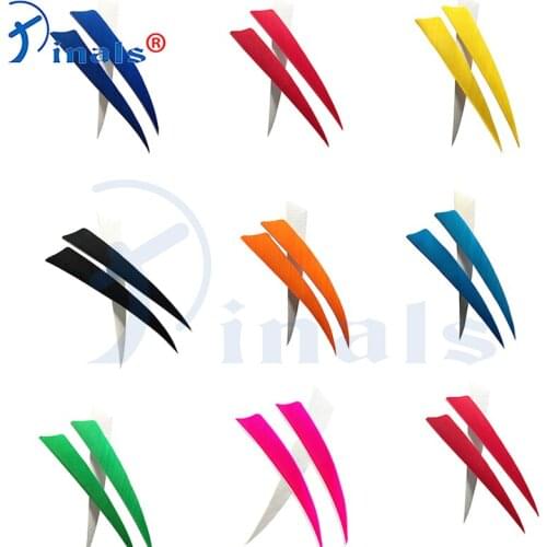 36PCS 5inches Right Wing Arrow Turkey Feather Vanes for Carbon Wood Arrows Shaft Longbow Recurve Bow Hunting Shooting