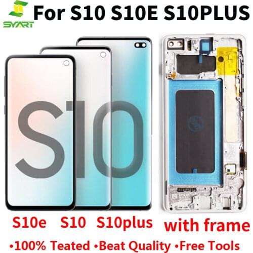 Super AMOLED For Samsung Galaxy s8 s8+ s9 s9+ s10 s10+ note 8 9 10 LCD Display Touch Screen With Frame