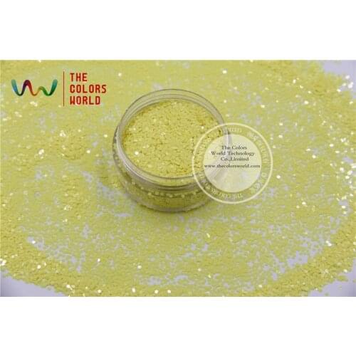 TCH301 1.0 MM Size 040 Solvent Resistant Mate Colors Hexagon shape glitter for nail polish,nail art or other DIY decoration