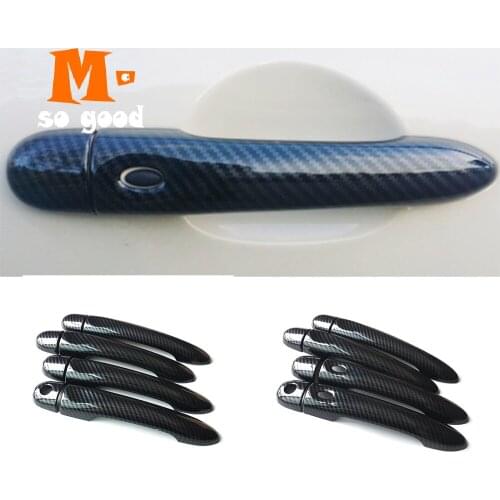 ABS Chrome 4 pcs For Renault Clio 4 Car door protector Handle frame shell panel trim cover 2013 14 15 16 17 18 Hatchback 5 door