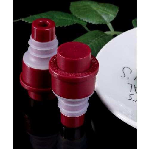 Vacuum Sealed Champagne Red Wine Bottle Stopper Plug Preserver Home Bar Tool 85DA