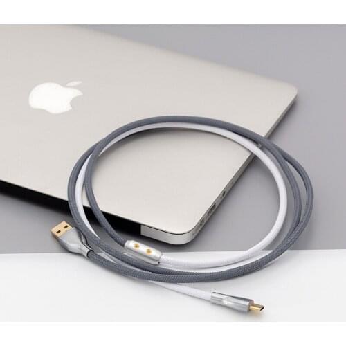 WOWLAB Handmade 60W Laptop Charging Cable 5A Fast Charging with Chip USB Type-C To C Macbook Cable Charging Cable