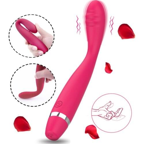 Female Sex Toy Vibrator Silicone Massage Stick Clitoral G-Spot Stimulation Experience Orgasm Dildo Masturbation Adult Products