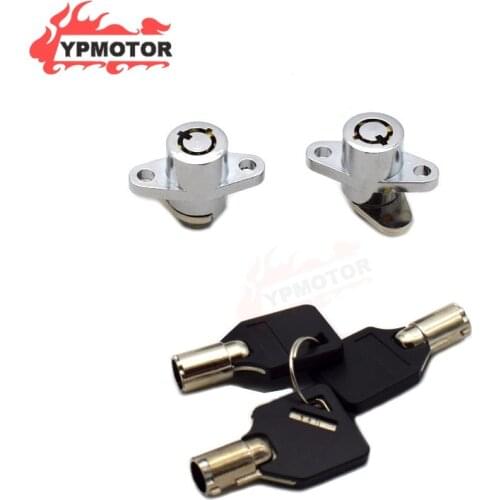 Motorcycle Lock Hard Saddlebag Lock with 3 Key For Harley Touring Electra Glide Street Glide Road King FLH/T FLHX FLHR 93-13