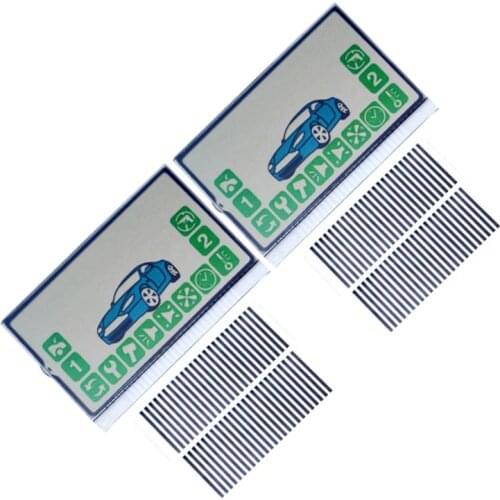 Wholesale 2PCS/lot Keychain A92 Lcd display flexible cable for Starline A92 a94 LCD Remote Control Key Chain Fob Zebra Stripes