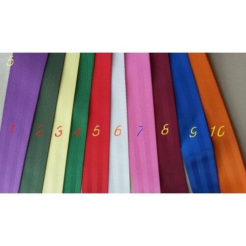 20 meter Roll Seat Belt Webbing Safety Strap Colors 48mm Wide 5 Bars
