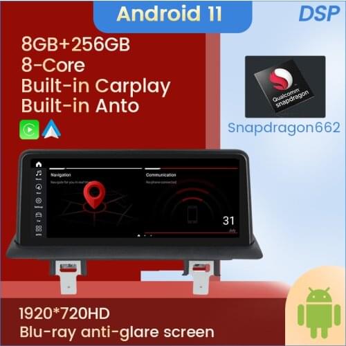 NaviFly GPS Screen WIFI Google Idrive Multimedia IPS Car Stereo For BMW E87 E81 E82 E88 Android 9 System 2+32G RAM