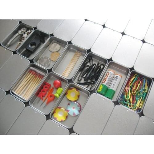 Free Shipping+Wholesale plain silver color slide top tin box,rectangle candy usb box case,1000pcs/lot