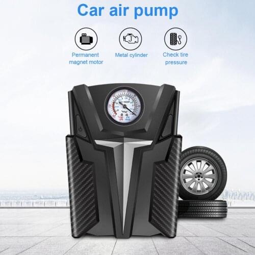 DC 12V Air Pumps Car Inflatable Tire Inflator 120W 60s Fast Inflation Air Compressor Electric LED Light Tire Pump Motorcycles 20