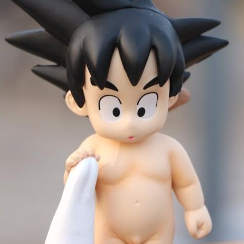 Dragon Ball ChildhoodSon Goku Take A ShowerSon Goku Son Goku Car Dolls Do Model Funny Model Toys Figures Children Gifts toy