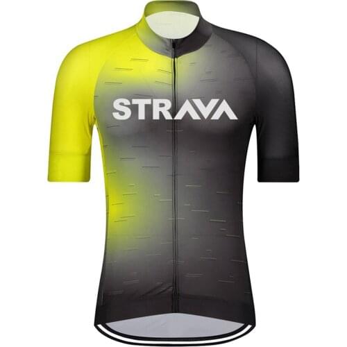 Summer Mens Tops Cycling Jersey Team Bicycle Quick Dry Clothing Maillot Ciclismo Breathable MTB Bike Shirt Anti-UV Short Sleeve