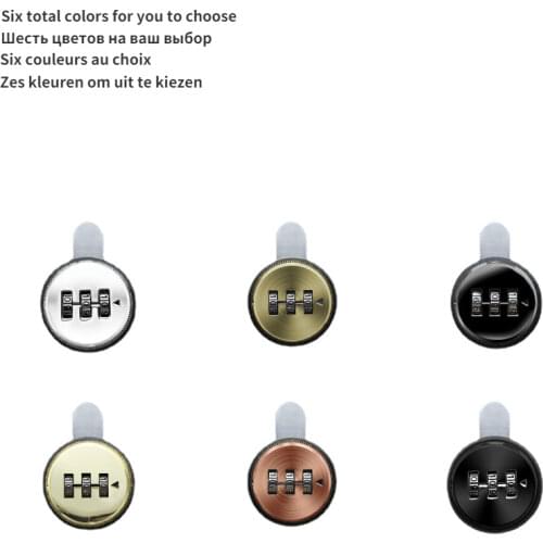 3 Digit Combination Password box Lock 20-30mm smart Cam Code Lock Zinc Alloy for Mailbox Cabinet Door Security Hardware