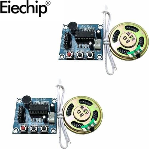 ISD1820 Voice Recording Recorder Playback Module With Microphones Sound Audio Loudspeaker For Arduino diy Electronic Kit