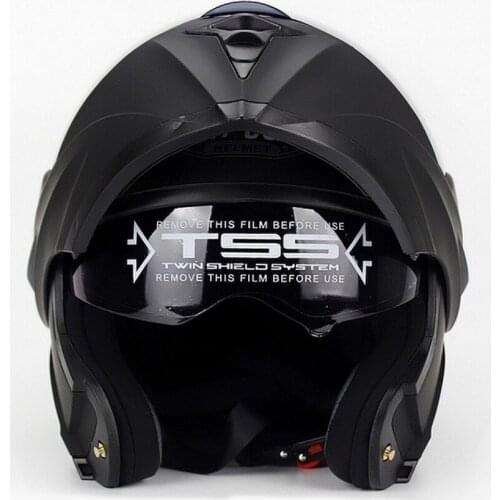 Motorcycle helmet built-in removable motocross helmet double sun visor riding warm helmet