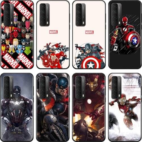 Marvel Avengers superheroes For Huawei Y9A Y9S Y9 Y8P Y8S Y7A Y7P Y7 Y6 Y6P Y6S Y5P Y5 Prime Pro 2019 2020 Soft Phone Case
