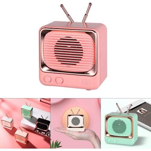 DW02 Speaker Desktop Bluetooth5.0 Speaker Mini Portable FM Radio Voice Amplifier Fast Transmission 4D Sound Effect Equipment