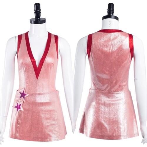 Sky Rojo Cosplay Costume Pink Dress Skirt Outfits Halloween Carnival Suit