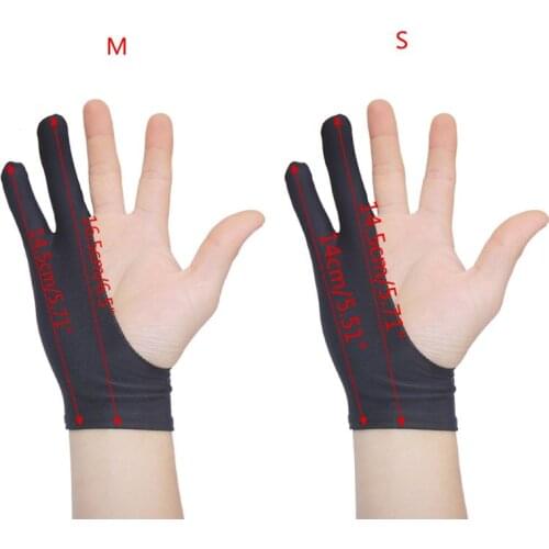 2 Fingers Drawing Glove Anti-fouling Artist Favor Any Graphics Painting Writing Digital ablet For Right And Left Hand