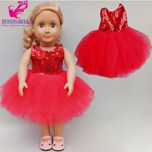 Baby doll dress fit for 17 inch baby new born doll clothes 18" american doll purple dress for baby gift