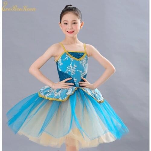 Adult Professional Ballet Dress Party Dress Girls Sequins Stage Performance Show Women Tutu Ballet Dance Dress For Girl