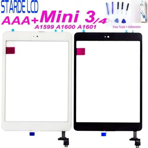 For iPad mini 3 mini3 A1599 A1600 A1601 Touch for Ipad mini 4 mini4 A1538 A1550 Touch Screen Digitizer Home Button Free Tools