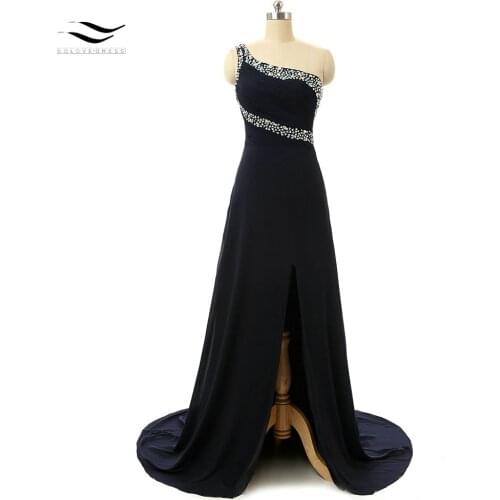 SOLOVEDRESS Womens One Shoulder Evening Dresses