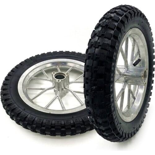 1 Set Motorcycle Tire Wheel hub assembly Replacement 12 1/2 X 2.75 For Mini Bike Scooter Motorcycle Wheel Rim Hub With Tire