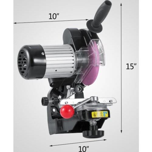 CHAINSAW SHARPENER GRINDER W/ GRINDING WHEELS W/LAMP&DISC ELECTRIC WHOLESALE
