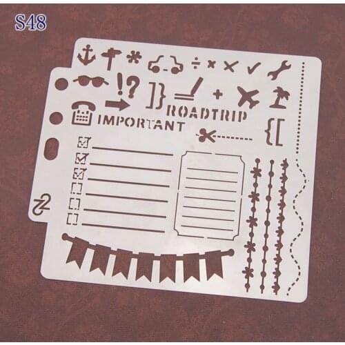 Creative Layering Stencils graffiti hand copied board hollowed out photo album graphic spray painting tool