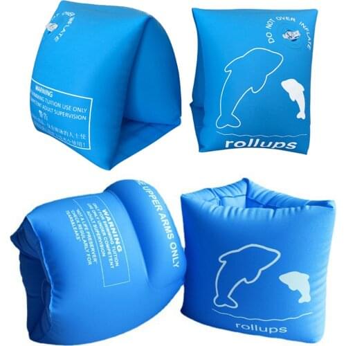 Adults Kids Swimming Arm Rings Inflatable Arm Float Safety Swimming Wing Water Armbands For Learning Swim Water Sports Accessory