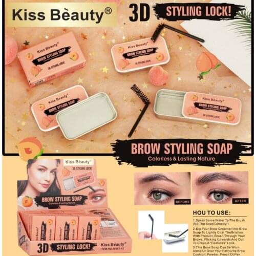 1pc Wax Wild Eyebrow Styling Soap Eyebrow Enhancers Long-lasting Waterproof Colorless Transparent Eyebrow Shaping Gel Wax TSLM1