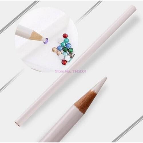 100bag 10pcs/bag Nail Art Rhinestones Gems Picking Crystal Dotting Tool Wax Pencil Picker Rhinestones Nail Art Decoration
