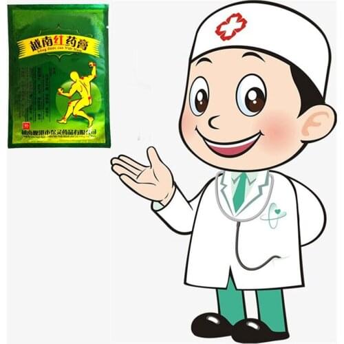 2020 Joint knee pain Vietnam Red Tiger Analgesic plaster for muscle aches arthritis medicine Pain Relief patches 8Pcs/Bag