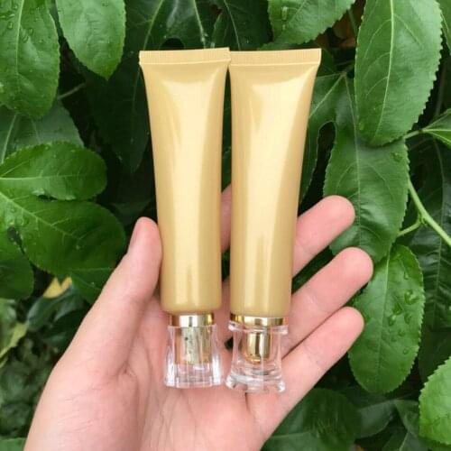 300pcs 40g 40ml High Class Empty Gold Eye Cream Storage Tube, Cosmetic Soft Hose Containers,Squeeze Skin Care Cream Soft Tube