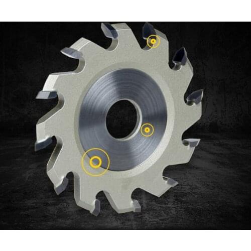 90-degree aluminum v-shaped cutting blade aluminum slotting cutter six-tooth cutter gongs milling forming cutter