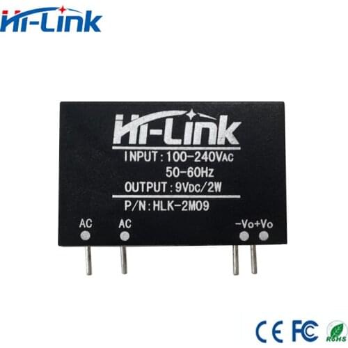 Free shipping New AC-DC 220V to 9v 2W Isolated Power Supply Module HLK-2M09