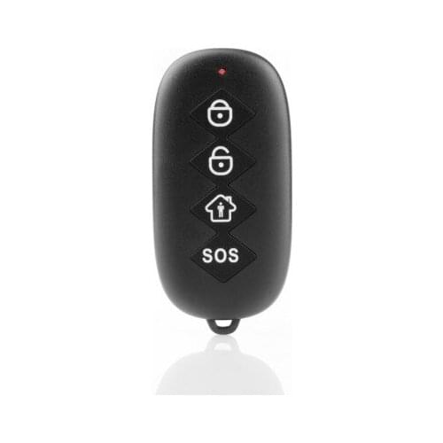 Wireless remote control, 4 keys, with emergency button