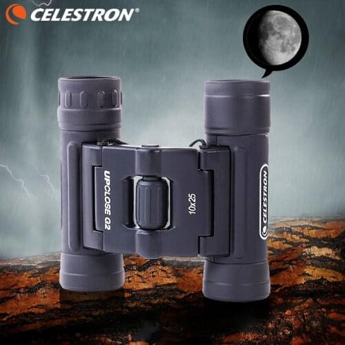 Binoculars Celestron G2 10X25 High definition night vision professional eyeglasses 10000 meters Telescope